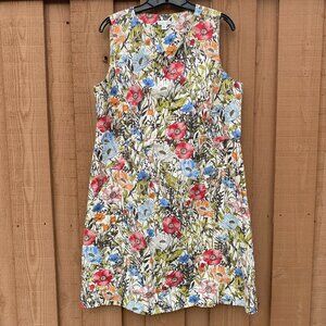 J. Jill Love Linen Dress Size M